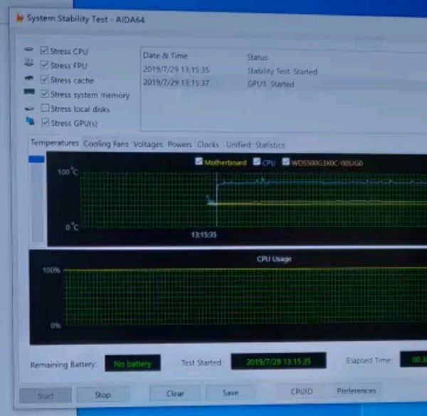 aida64单跑fpu,2分钟能够测出cpu不变性吗？不超频