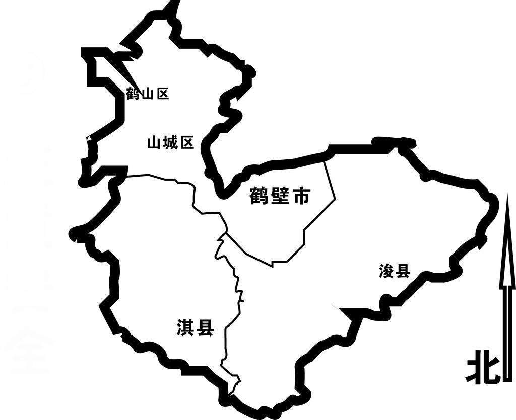 鹤城区行政区划图图片