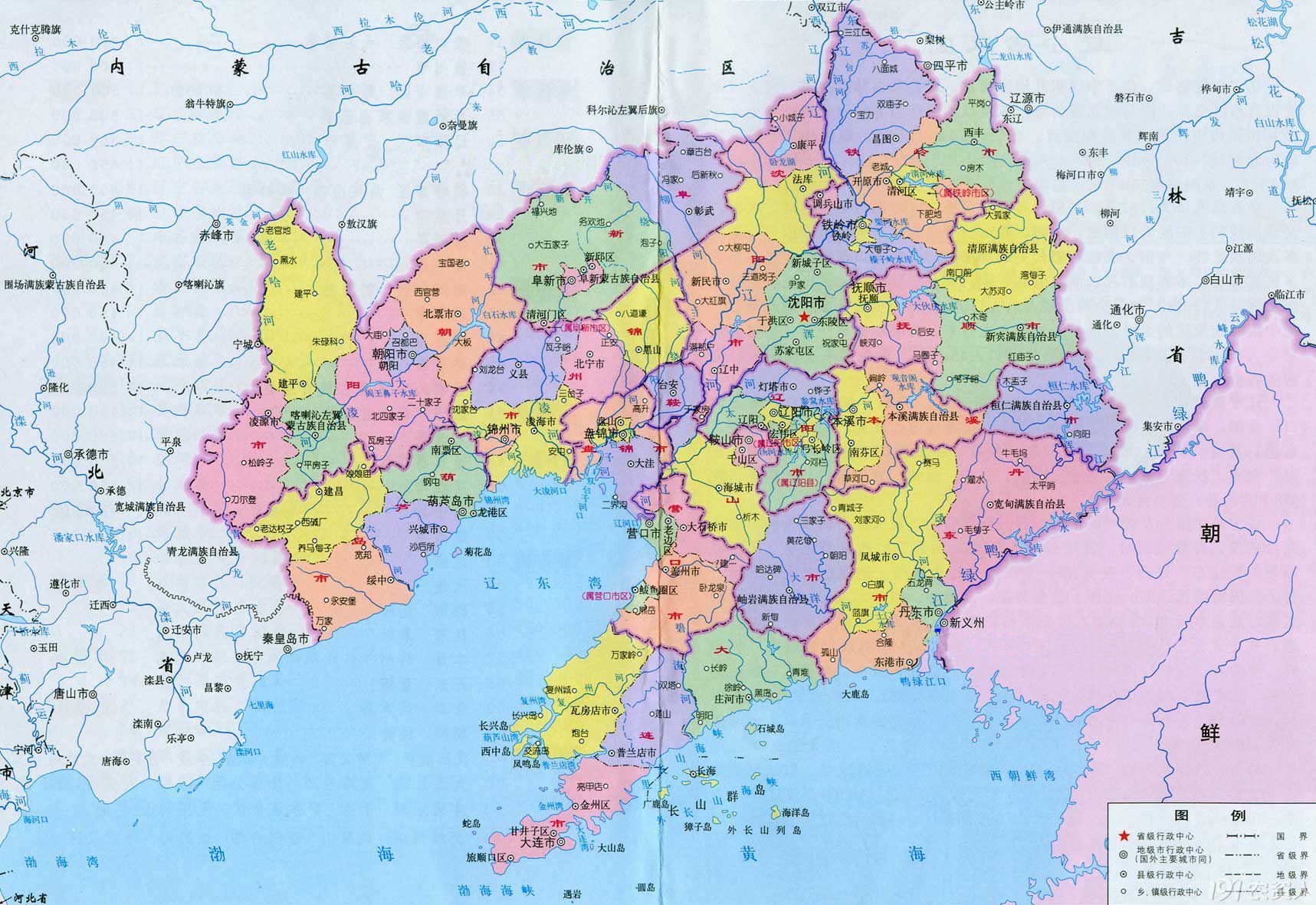 建国以来，辽宁省行政区划沿革地图详解（1949-1999） - 知乎