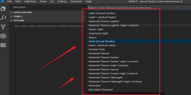 vscode设置主题色为白色_360新知